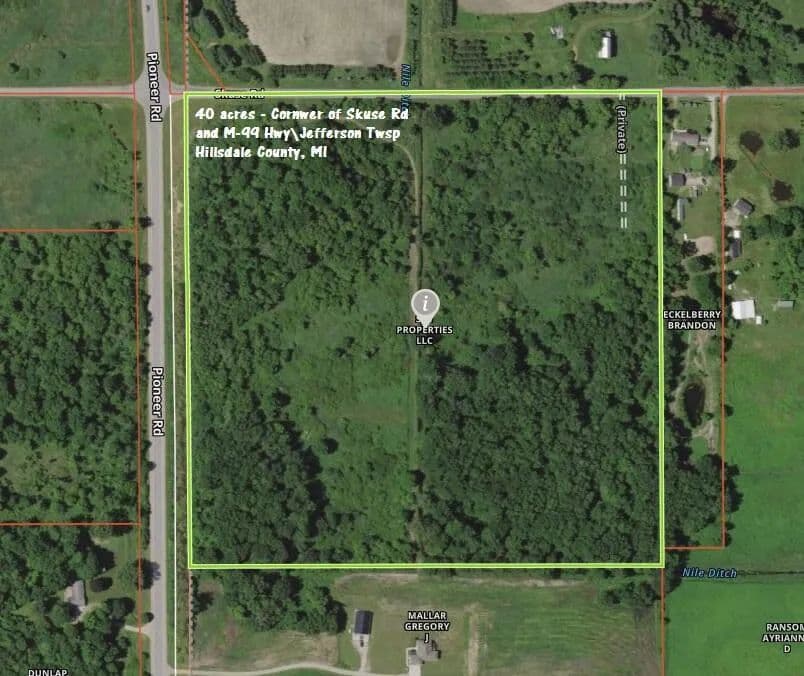 Property from 5121 Skuse Road - KW - Osseo, Michigan, 49266