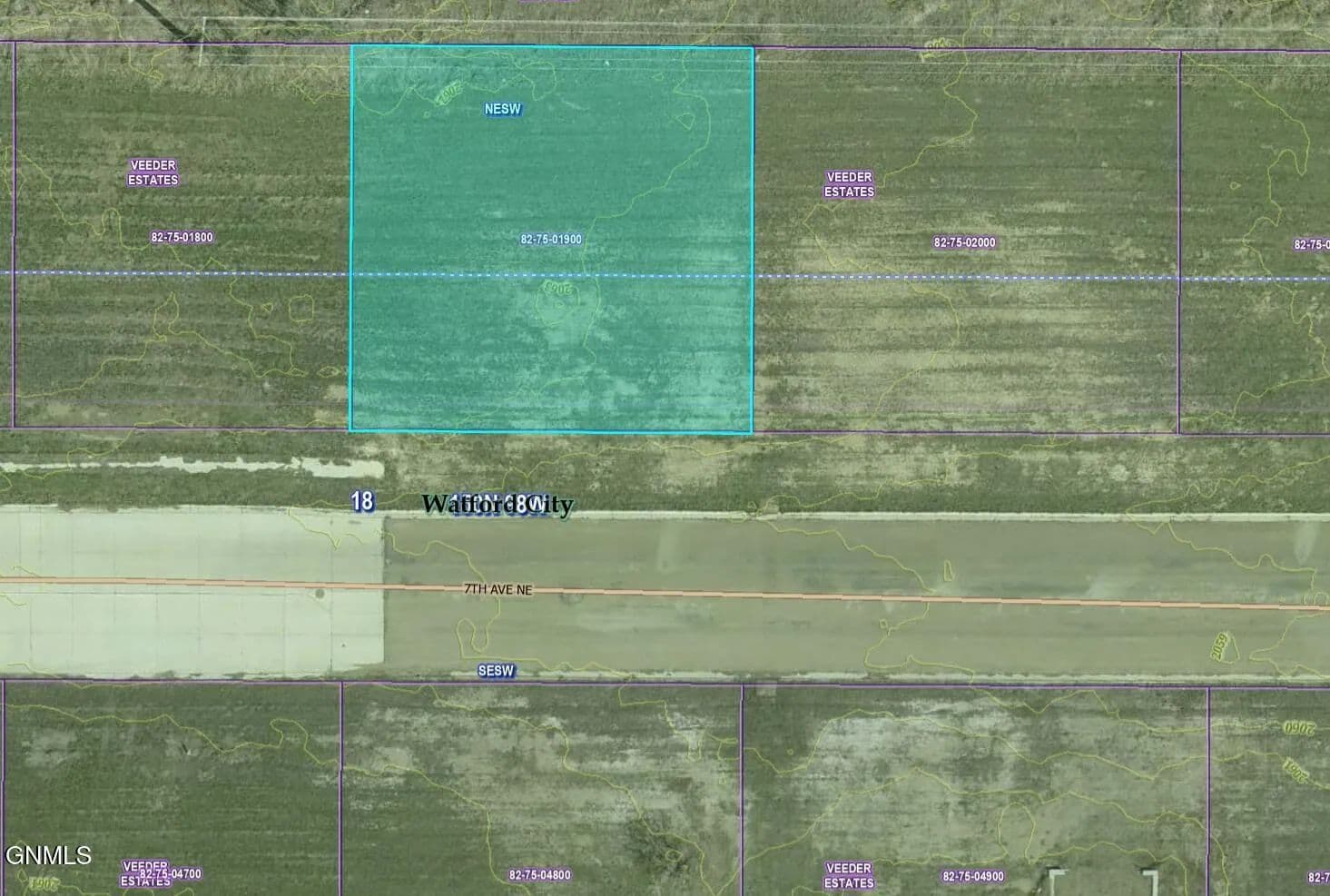 Property from Tbd 7th Avenue NE - KW - Watford City, North Dakota, 58854