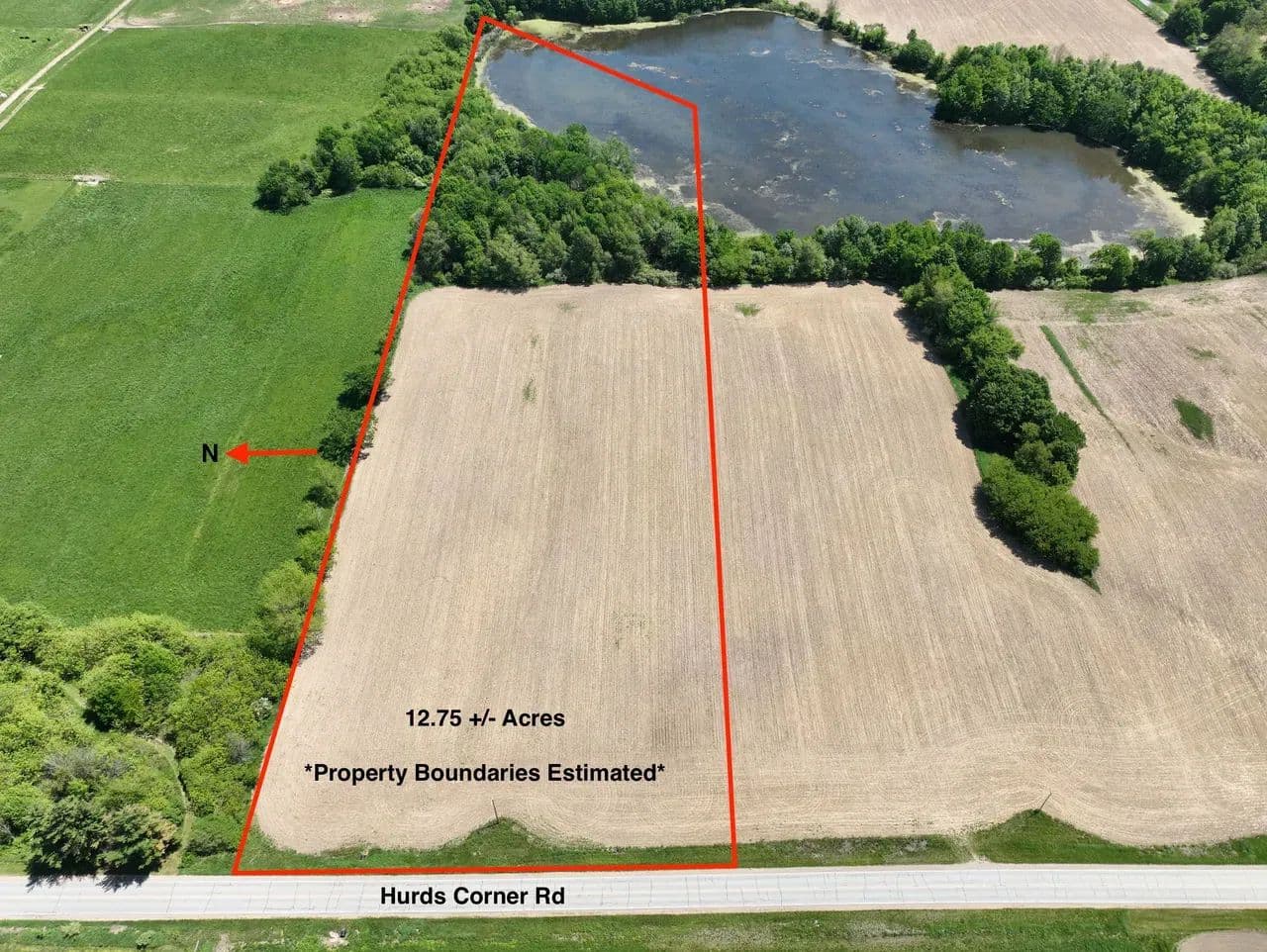 12.75 Private Buildable Acres with Timber and Tillable Ground - Kingston, Michigan, 48741