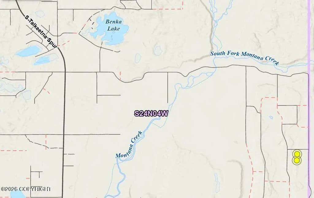 Property from 36085 S Malaspina Loop - KW - Talkeetna, Alaska, 99676