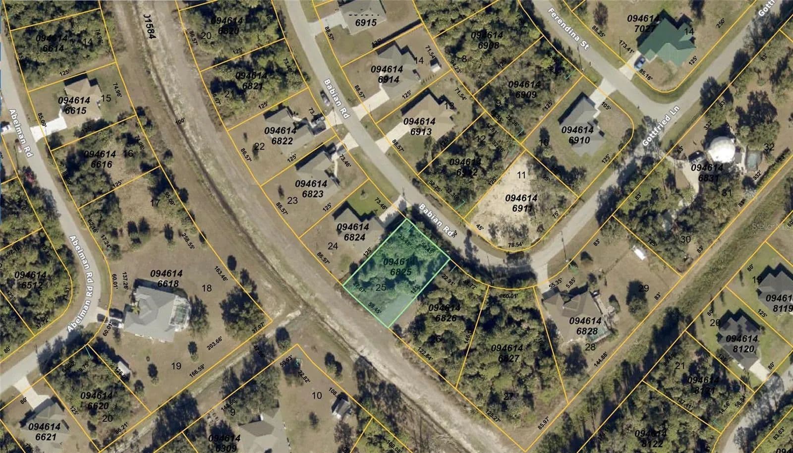 Property from BABIAN ROAD - KW - North Port, Florida, 34291