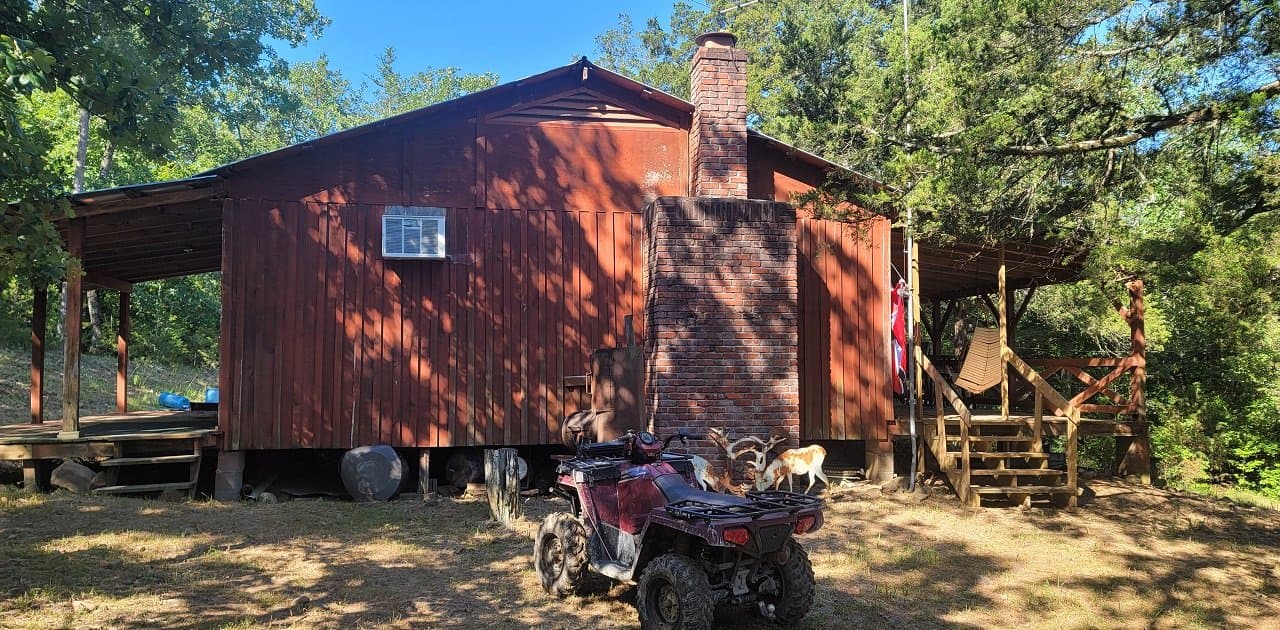 80 AC WITH CABIN ON KIAMICHI RIVER in Stanley, Oklahoma - photo 16