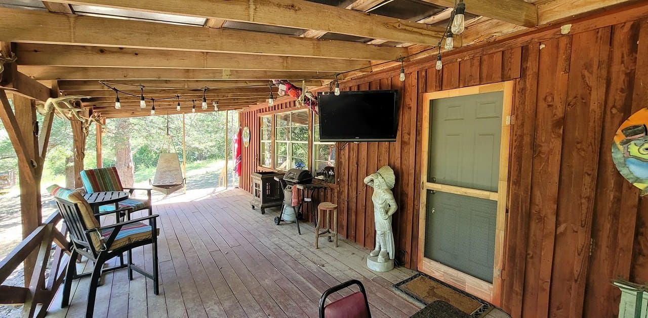80 AC WITH CABIN ON KIAMICHI RIVER in Stanley, Oklahoma - photo 17