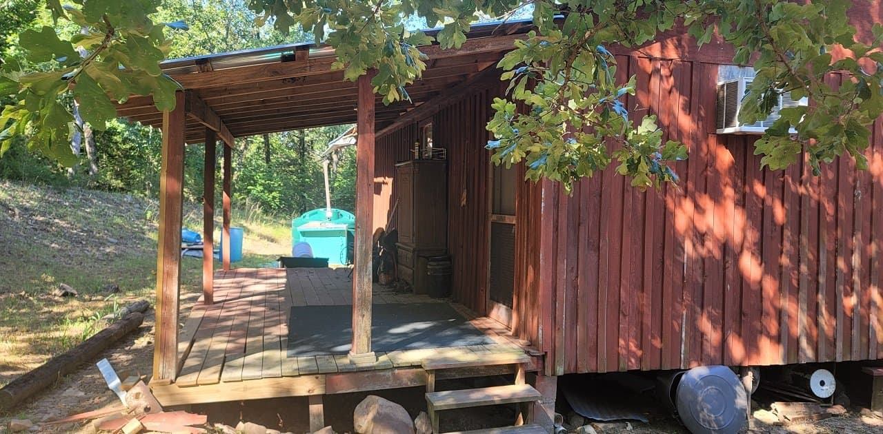 80 AC WITH CABIN ON KIAMICHI RIVER in Stanley, Oklahoma - photo 15