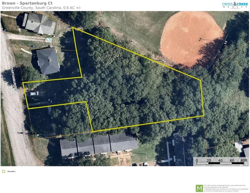 Great lot within walking distance of Main St in Downtown Greenville, SC