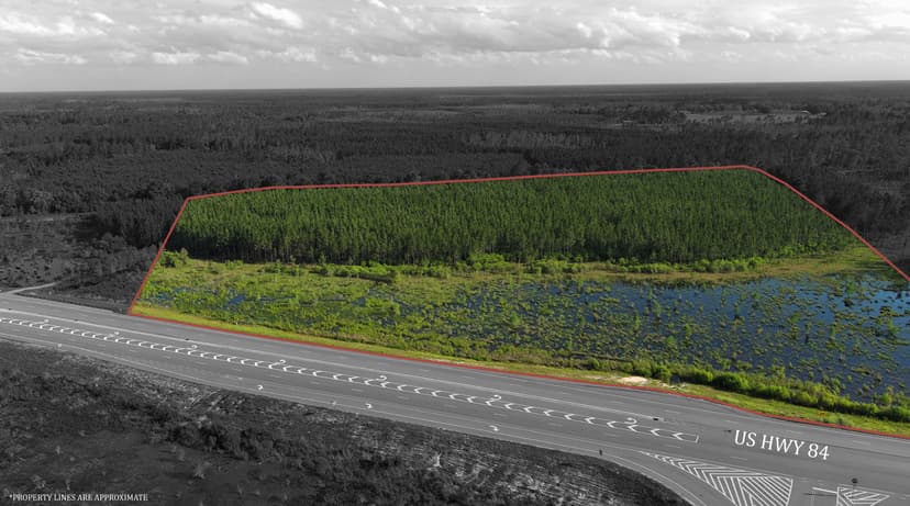 30 acres in Waycross - water and pines - Valdosta Hwy