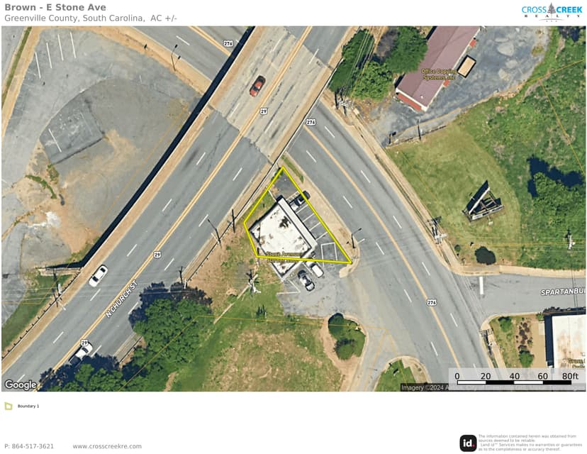 Commercial Building Near Downtown Greenville On E Stone Ave.