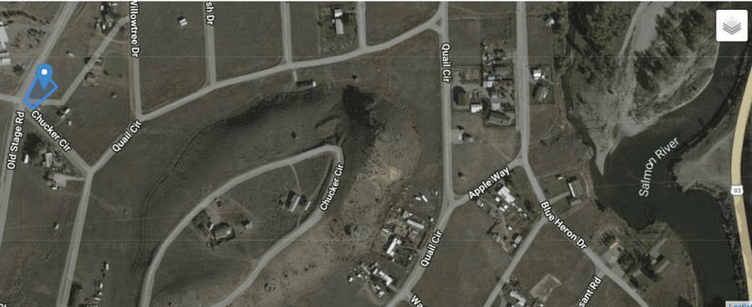 Chukar and Old Stage Road Corner, Salmon, ID