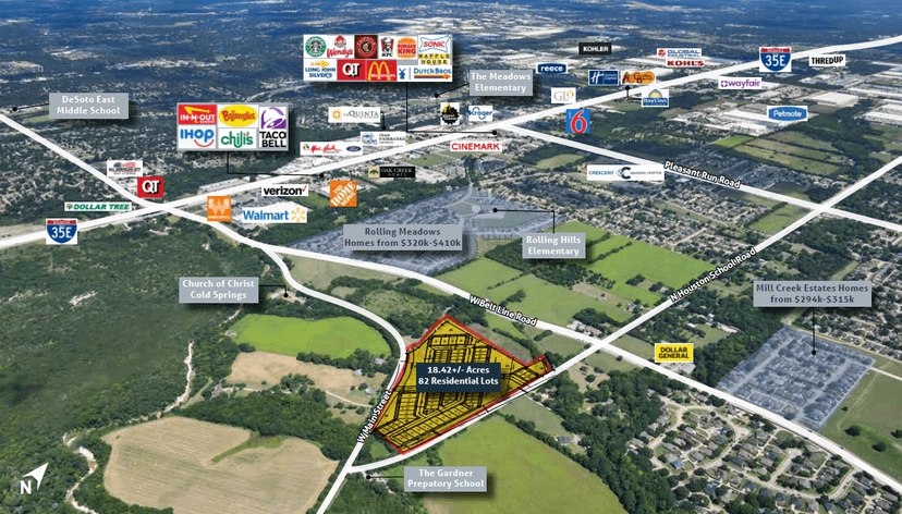 82 Single Family Paper Lots | Lancaster, TX