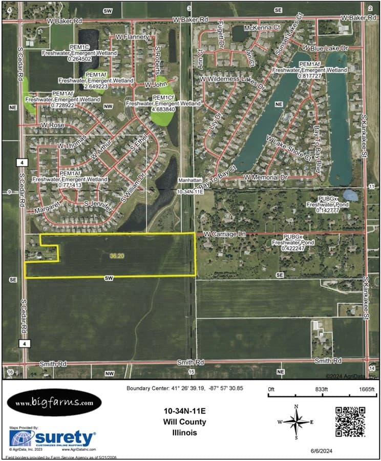 32 AC Cedar Road Manhattan Farm