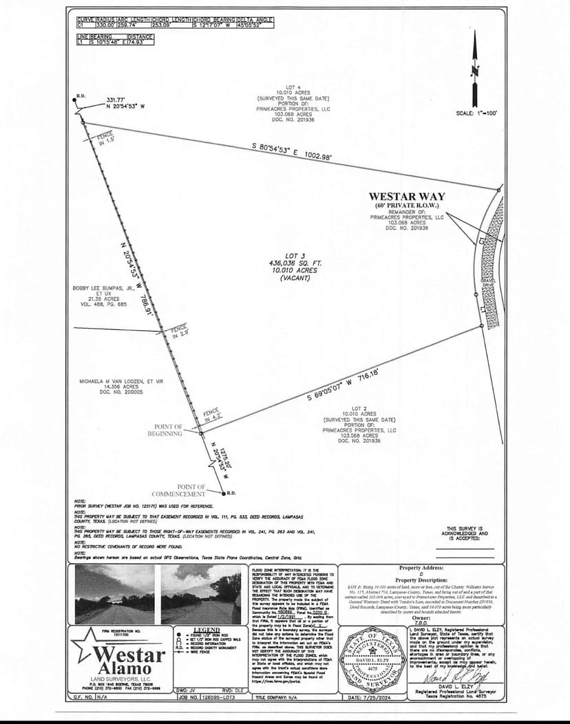 Sunset Ridge Estates - Lot 3 Phase 1 -Lampasas, TX