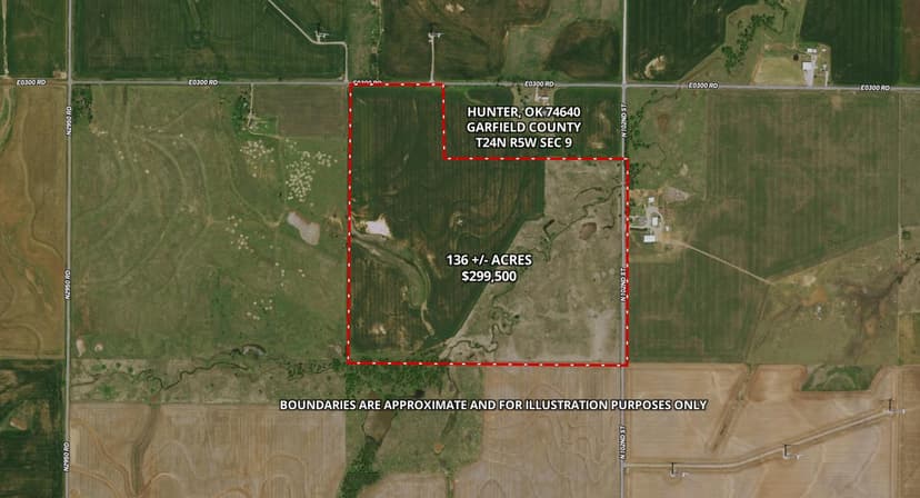 136 N 102nd Street Hunter, OK 74640