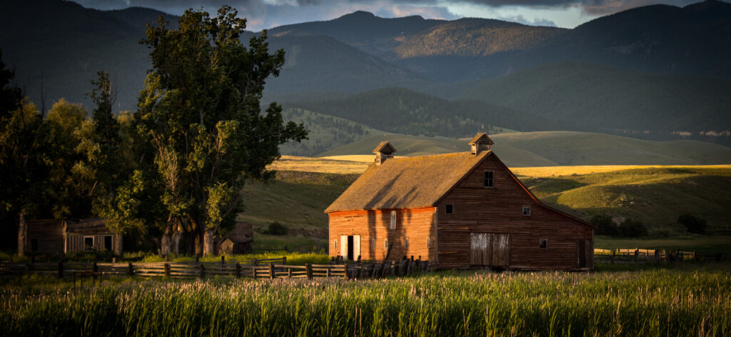 Montana homestead.